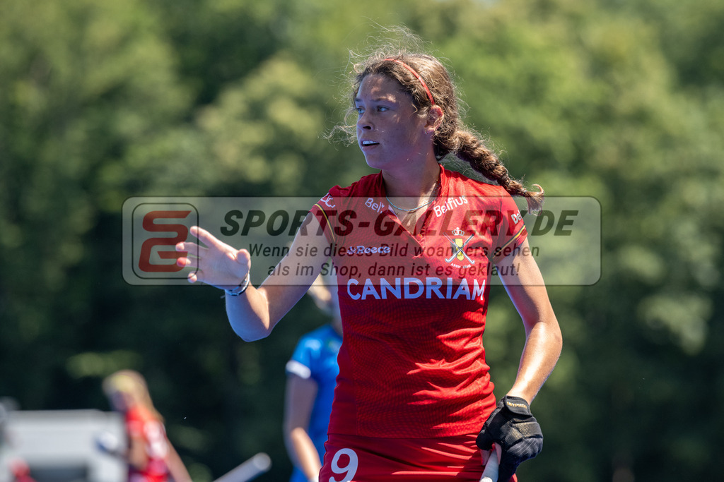 SFE_20230708_0062 | EuroHockey EM U18 Girls Belgium vs Scotland am 08.07.2023 in Krefeld (Gerd-Wellen-Hockeyanlage), Photo: Stephan Fehrmann 2023 (Sports-Gallery)