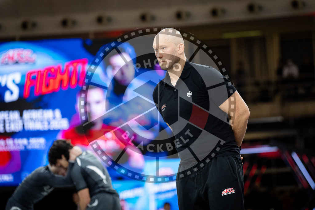 20260214PBB3305 | Fighters compete during the ADCC European Trials  competition day 1 in Belgrade, Serbia, on February 14, 2026.