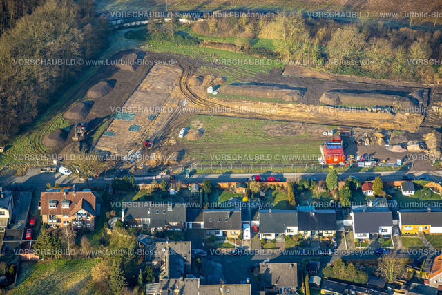 Hamm250201217Herringen | Luftbild, Baustelle für neues Wohngebiet zwischen Johannes-Rau-Straße und Lünener Straße, Stadtbezirk Herringen, Hamm, Ruhrgebiet, Nordrhein-Westfalen, Deutschland