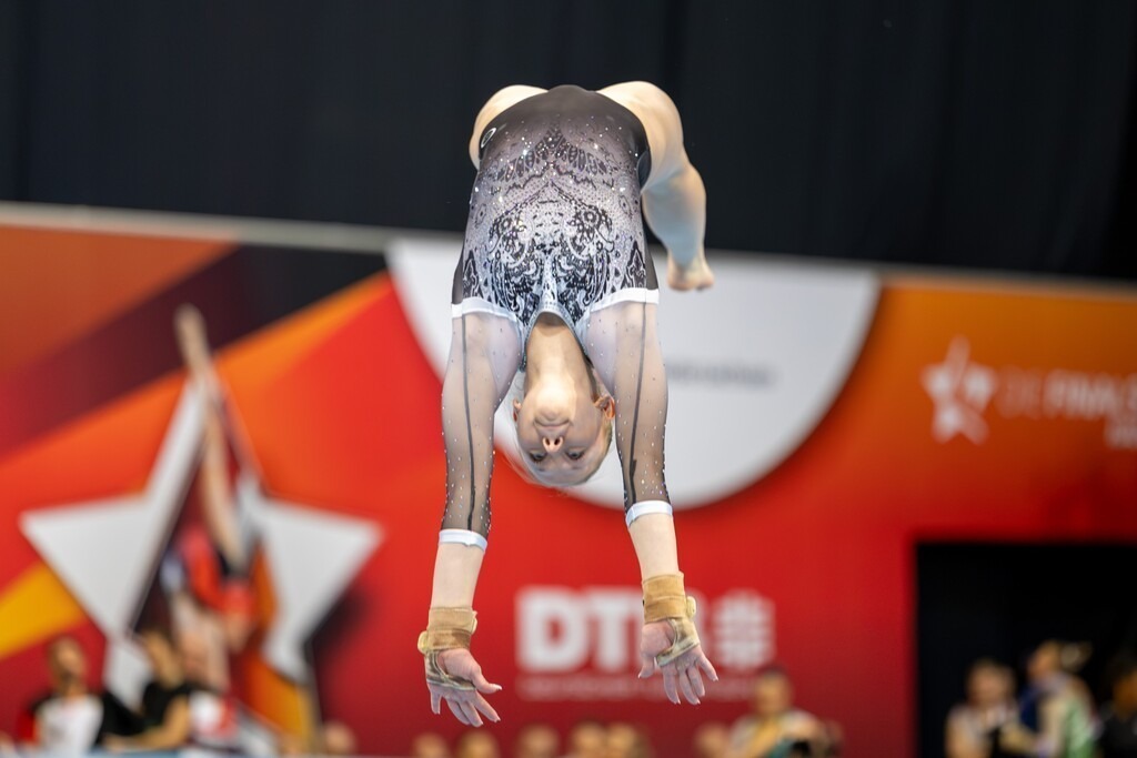 DM Finals 2026; Gerätfinals Frauen Boden | DM Finals 2026; Gerätfinals Frauen Boden***Charleen Pach bei ihrer Übung - Realisiert mit Pictrs.com