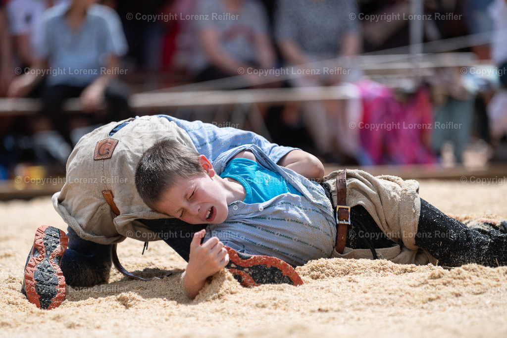 Schwingen -  Appenzeller Kantonal Nachwuchsschwingfest 2023 | Oberegg, 8.7.23, Schwingen - Appenzeller Kantonal Nachwuchsschwingfest.