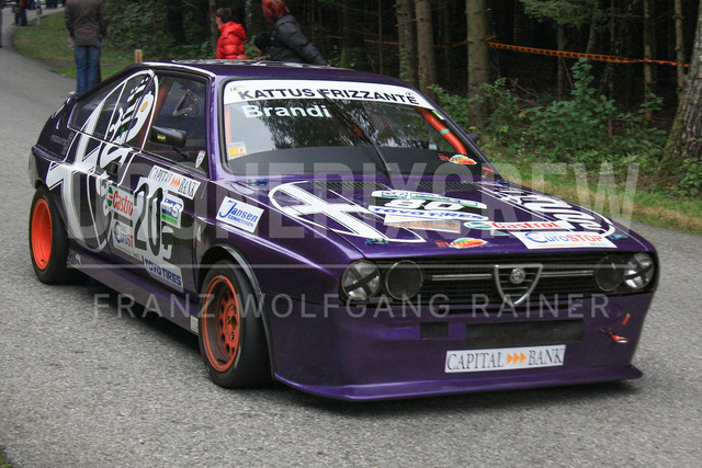 International Hill Climb Esthofen – St. Agatha 2008    | Race car action at the International Hill Climb Esthofen – St. Agatha, held on September 20–21, 2008, in Upper Austria. The image shows BRANDSTAETTER Gerhard (Alfa), 20.     