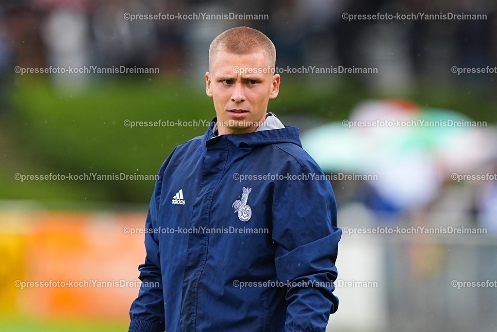 xYDR16072501007 | 16.07.2025, xydrx, Fußball, VFB Homberg - MSV Duisburg, Testspiel, PCC-Stadion: Maximilian Braune (MSV Duisburg #1)