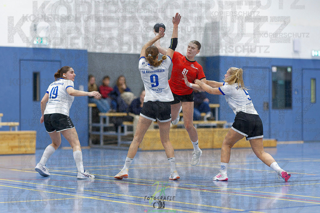 Frauen 2. Bezirksklasse; SG Rechtenbach - HSG Linden II | Frauen 2. Bezirksklasse; SG Rechtenbach - HSG Linden II am 16.11.2025 in Rechtenbach (Sporthalle Rechtenbach)Photo © 2025 - Jörg Heinrich - Realisiert mit Pictrs.com