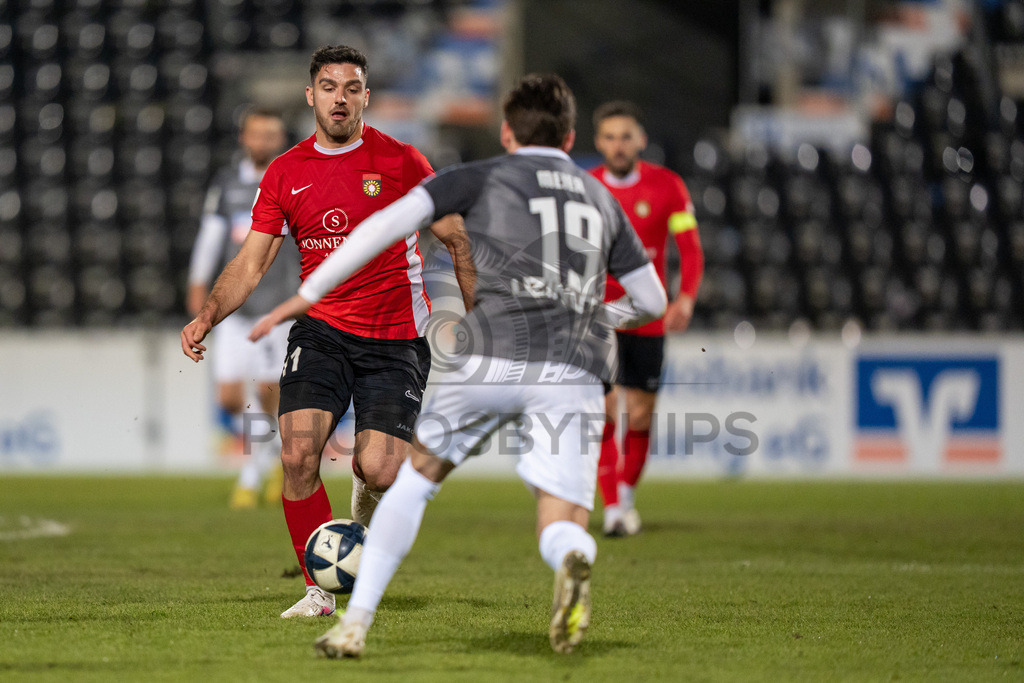 SG Sonnenhof Grossaspach vs. SSV Ulm 1846 Fussball, Fussball, WFV-Pokal, Viertelfinale, 01.04.2026 | Michael Kleinschrodt (SG Sonnenhof Grossaspach, #11),SG Sonnenhof Grossaspach vs. SSV Ulm 1846 Fussball, Fussball, WFV-Pokal, Viertelfinale, 01.04.2026