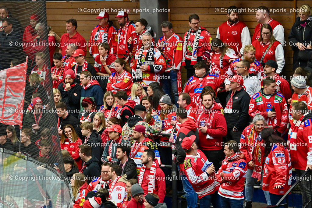 EC IDM WÄRMEPUMPEN VSV vs. EC KAC | EC KAC Fans, EC IDM WÄRMEPUMPEN VSV vs. EC KAC, EC IDM WÄRMEPUMPEN VSV vs. EC KAC am 02.02.2025 in Villach (Stadthalle Villach), Austria, (Photo by Bernd Stefan)