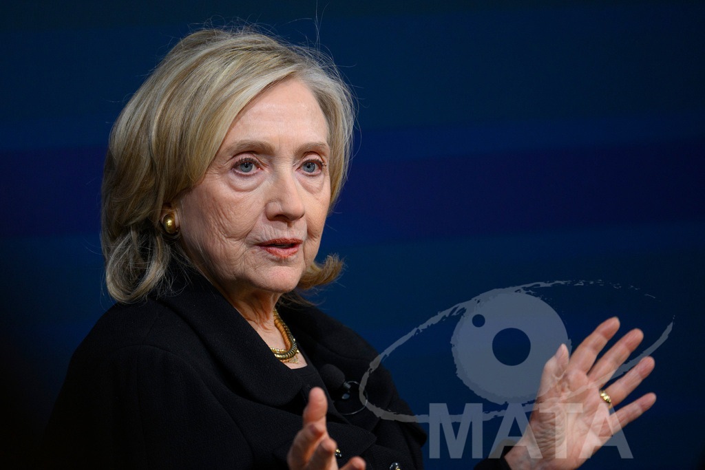 _DWA4042 | Die US-Politikerin Hillary Clinton auf der Veranstaltung Bridging Scholarship and Statecraft im Rahmen der Münchner Sicherheitskonferenz 2026. München, 13.02.2026 Bayern Deutschland  - Realisiert mit Pictrs.com