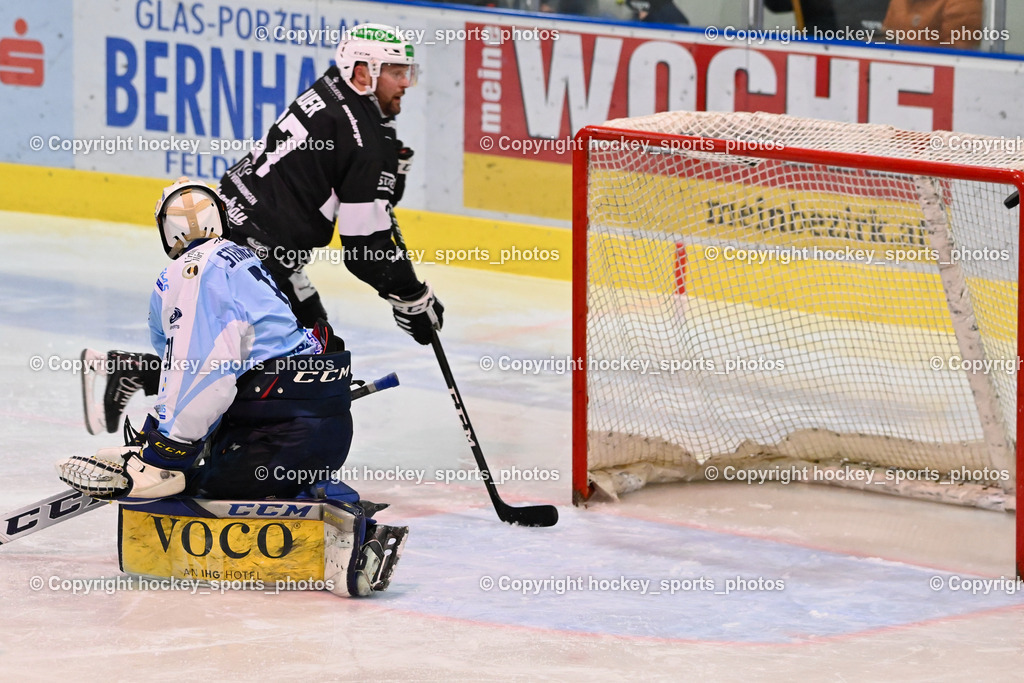 ESC Steindorf vs. SC Hohenems 11.3.2023 | #31 Steiner Paul, #67 Auer Thomas, Tor SC Hohenems
