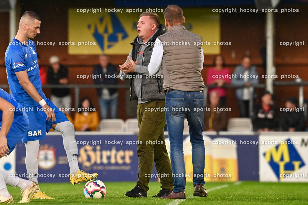 SAK vs. SV Donau  | Ballspende, Ehrenanstoss, #24 Zoran Vukovic SAK, SAK vs. SV Donau , SAK vs. SV Donau  am 27.09.2024 in Klagenfurt (Sportpark Welzenegg), Austria, (Photo by Bernd Stefan)