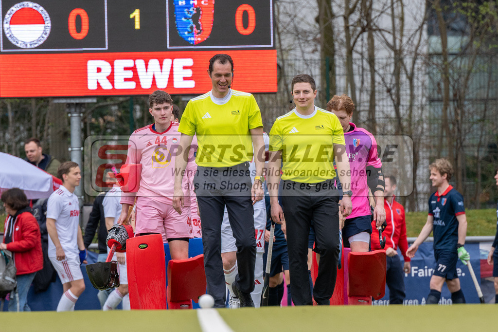SFE_20250323_0032 | Köln, Deutschland, 23.03.2025:  Hockey 1. Bundesliga Herren Rot-Weiss Köln - Berliner HC im KTHC Stadion Rot-Weiss Köln Tennis and Hockey Club am 23.03.2025 in Köln, Deutschland. (Foto von Stephan Fehrmann)Köln, Germany, 23.03.2025: Hockey 1. Bundesliga Herren Rot-Weiss Köln - Berliner HC in KTHC Stadion Rot-Weiss Köln Tennis and Hockey Club at 23.03.2025 in Köln, Deutschland. (Foto from Stephan Fehrmann)