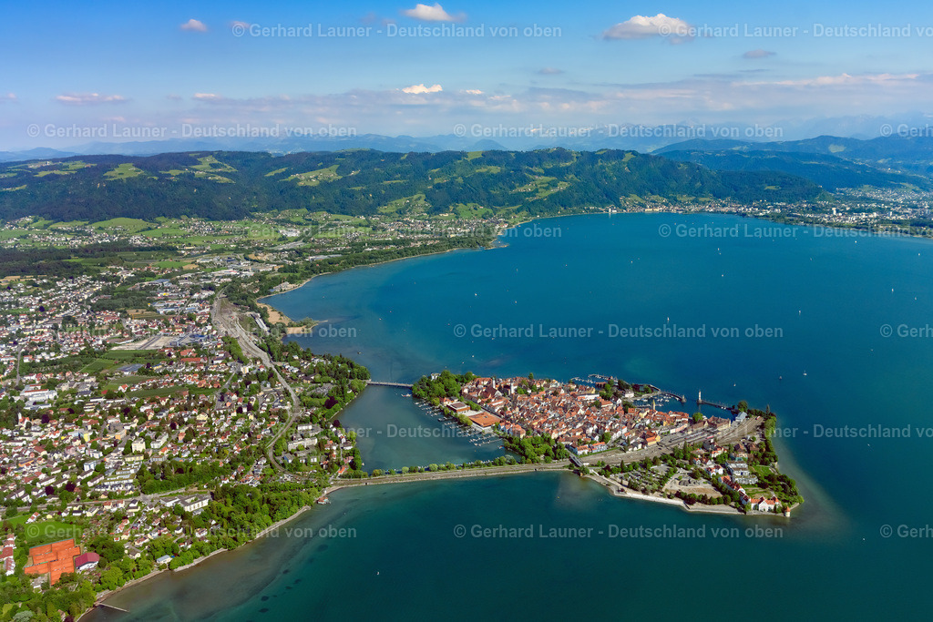 4028083 | Blick über Lindau am Bodensee in Richtung Südosten