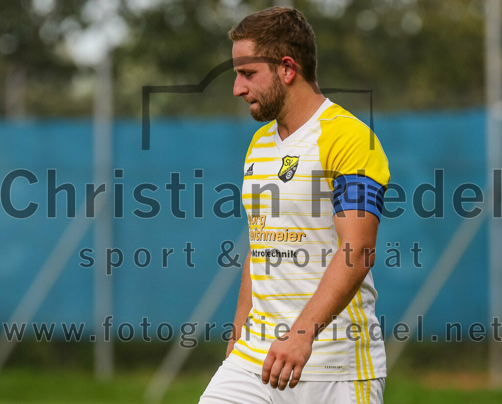 2023-09-17_008_SpVgg_Neuching_gegen_FC_Langenpreising | Neuching, Deutschland, 17.09.2023:
Fußball, A-Klasse 2023 / 2024, 7. Spieltag, SpVgg Neuching gegen SpVgg Langenpreising, Endergebnis: 5:1

Martin Maier (SpVgg Langenpreising, #3)

Foto: Christian Riedel / fotografie-riedel.net