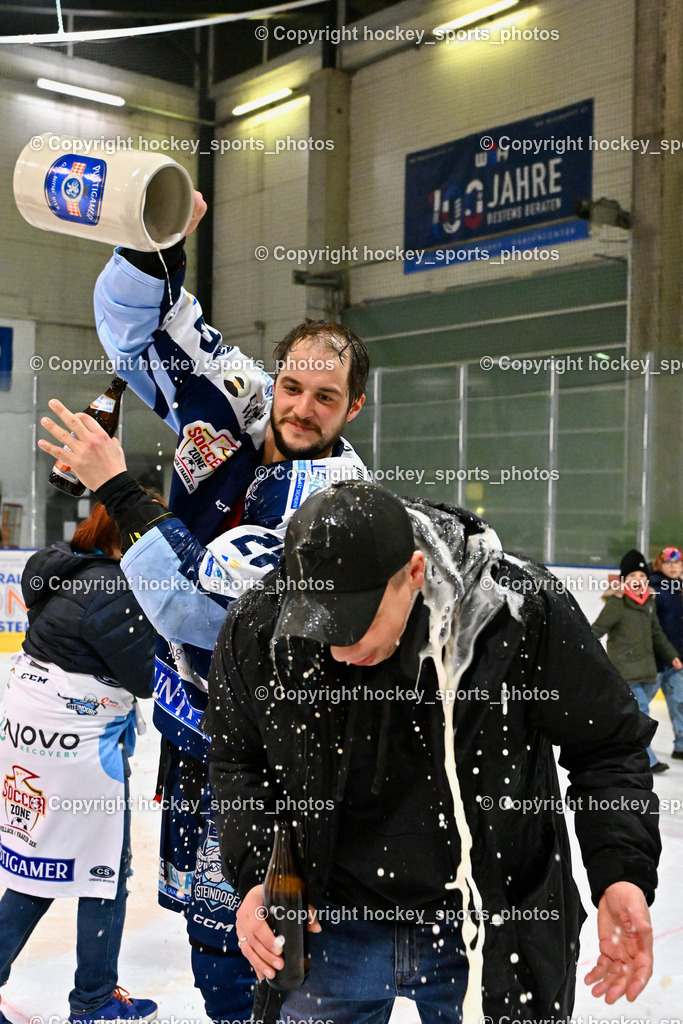 ESC Steindorf vs. EHC Althofen 8.3.2024 | ESC Steindorf vs. EHC Althofen 8.3.2024, ESC Steindorf vs. EHC Althofen Meisterfeier am 08.03.2024 in Steindorf (Ossiachersee Halle), Austria, (Photo by Bernd Stefan)