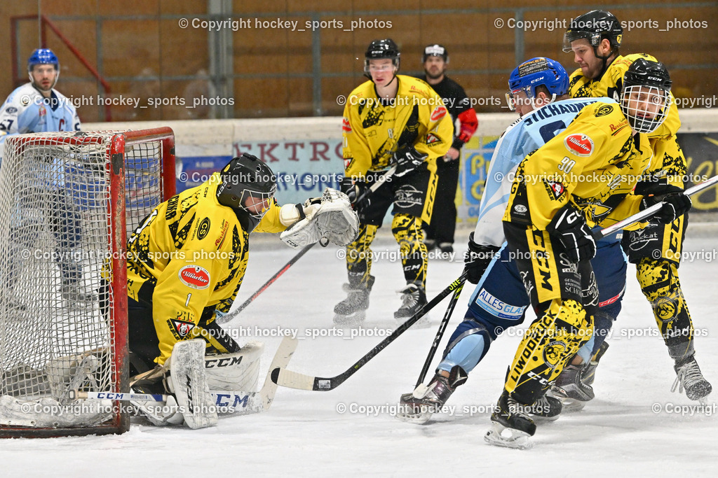 EC Spittal Hornets vs. ESC Steindorf 7.12.2022 | #1 Zauchner Rene, #64 Stichauner Fabian, #90 Ogertschnig Joshua