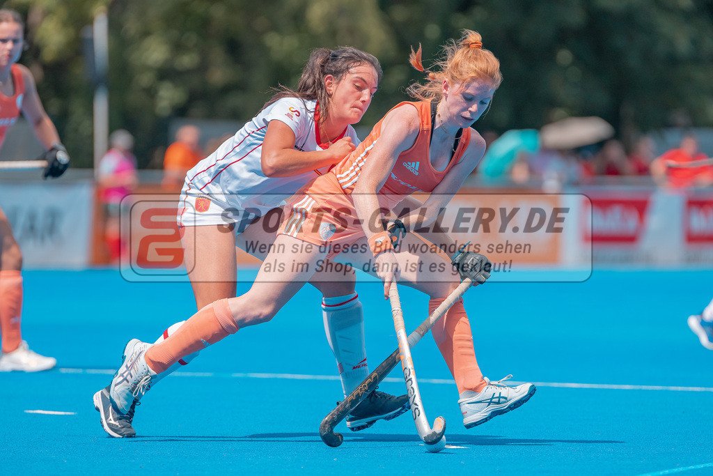 HK_20230711_101117 | Euro Hockey WU18 Spain vs Netherlands Championship Girls &amp; Boys am 11.7.2023 CHTC , Krefeld ,