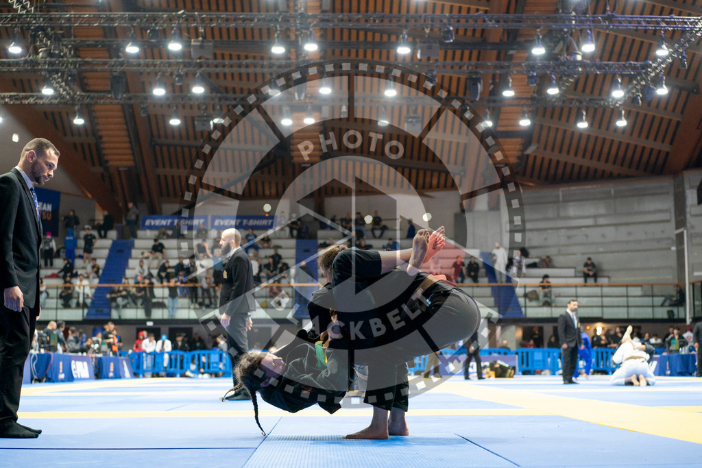 20240124PBB01571 | Fighters compete during the second day of the IBJJF European Championship in Paris, France, on January 24, 2024.