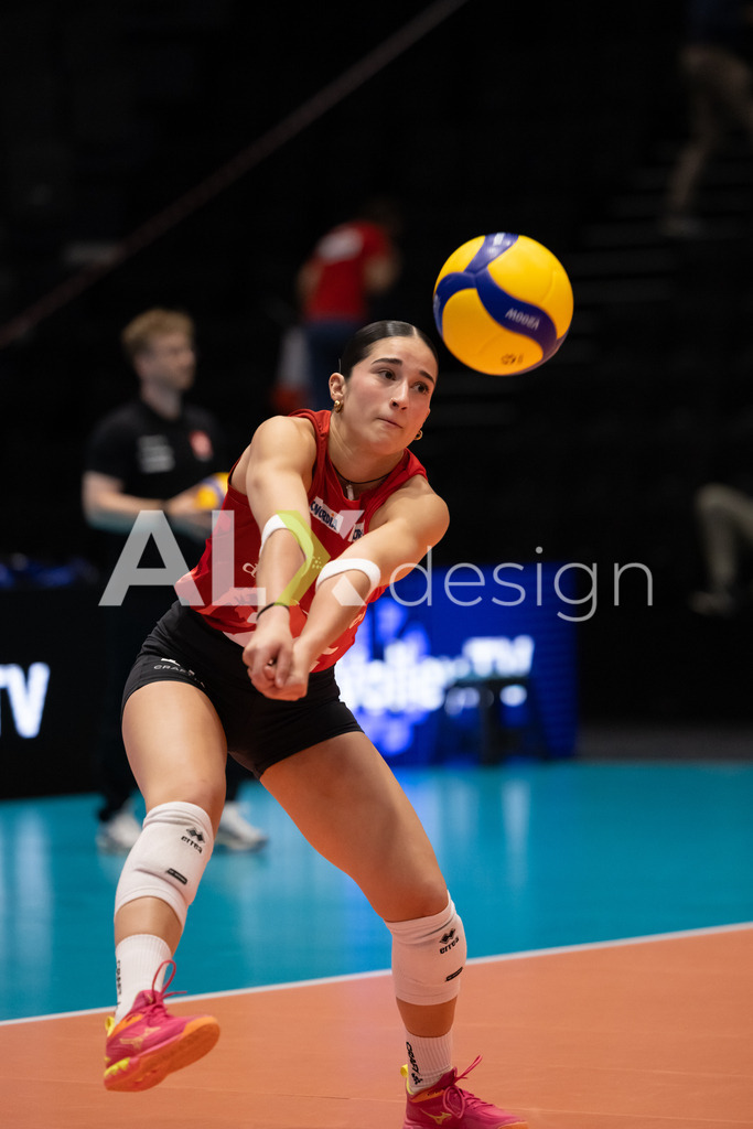 Georgia v Switzerland - CEV European League Women | KRIENS, SWITZERLAND - JUNE 12: FABIANA MOTTIS of Switzerland during the CEV European League match between Georgia and Switzerland at Pilatus Arena on June 12, 2026 in Kriens, Switzerland. - Realisiert mit Pictrs.com