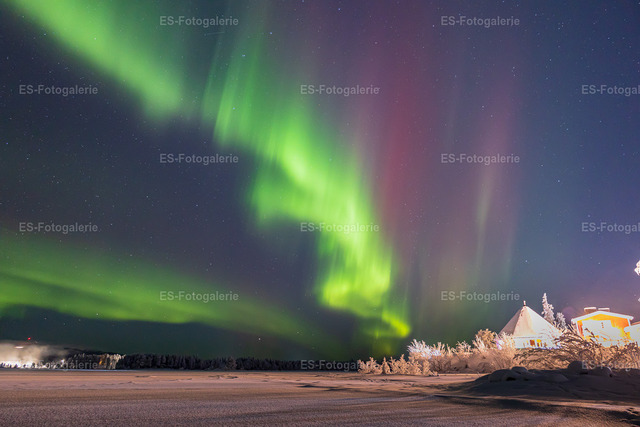 Nordlichter in Lappland