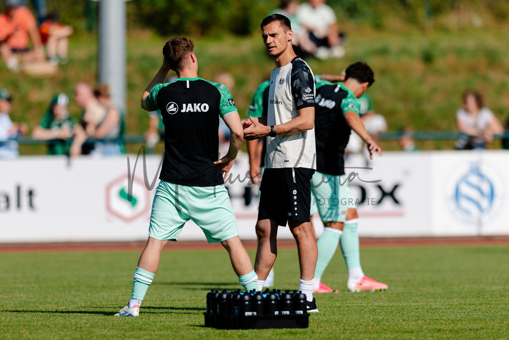 Testspiel, Saison 2026/27: SC Preußen Münster - Kickers Emden | Billerbeck, 10.07.2026: Testspiel, SC Preußen Münster gegen Kickers Emden auf der Anlage des DJK Billerbeck in Billerbeck. Foto: sportfotografie.ms | Markus Paletta - Realisiert mit Pictrs.com