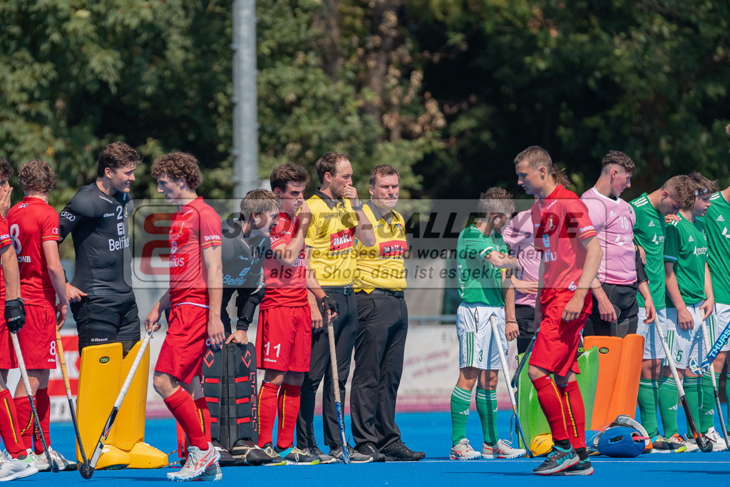 HK_20230709_100039 | Euro Hockey MU18 Belgium - Ireland Championship Girls &amp; Boys am 9.7.2023 CHTC , Krefeld ,