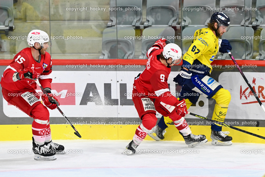 EK Zeller Eisbären vs. EC KAC Future Team 5.11.2022 | #45 Tavzelj Andrej, #9 Theirich Maximilian, #67 Kittinger Patrik