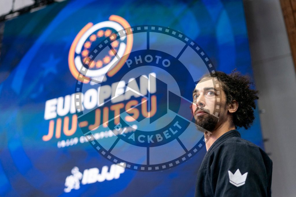 20240121PBB6921 | Fighters compete during the second day of the IBJJF European Championship in Paris, France, on January 21, 2024.