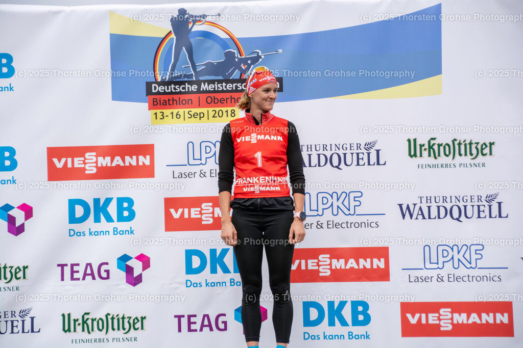 Deutsche Meisterschaften Biathlon | Deutsche Meisterschaften Biathlon, Speziallanglauf Frauen am 14.09.2018 in der DKB SKI ARENA in Oberhof, (Deutschland)

Bild: Denise Herrmann Sieger im Speziallanglauf - Realisiert mit Pictrs.com