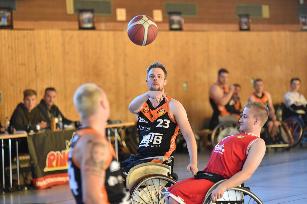 2024-10-26-0643 | RSKV Tuebingen vs. Hannover United 2, Rollstuhlbasketball, 2. Bundesliga Sued, 3. Spieltag, Saison 2024/2025, 26.10.2024, Foto: Ralph Kunze - Realisiert mit Pictrs.com