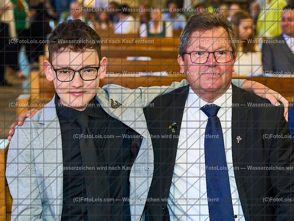 ALP0460_PfarrFirmung Wieselburg_Firmling-PateIn | (C)FotoLois.com, Alois Spandl, Firmung in der Pfarrkirche Wieselburg mit Generalvikar Dr. Christoph Weiss, Dechant Pfarrer Daniel Kostrzycki und Monignore Franz Dammerer, Sa 15. Juni 2024.