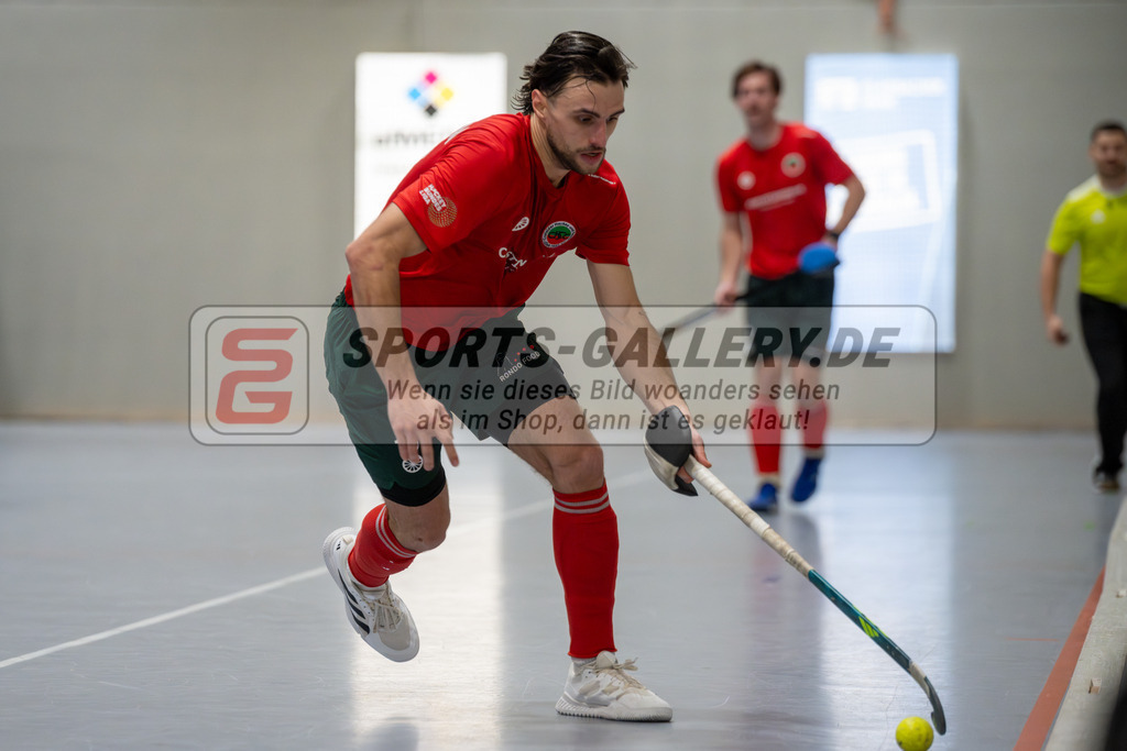 SFE_20260131_0143 | Mönchengladbach, Deutschland, 31.01.26: Hallenhockey 1. Bundesliga Herren Playoff zwischen Crefelder HTC - UHC Hamburg im GHTC Halle am 31.01.2026 in Mönchengladbach, Deutschland. (Foto von Stephan Fehrmann)Mönchengladbach, Germany, 31.01.26: Hallenhockey 1. Bundesliga Herren Playoff between Crefelder HTC - UHC Hamburg in GHTC Halle at 31.01.2026 in Mönchengladbach, Deutschland. (Foto from Stephan Fehrmann)