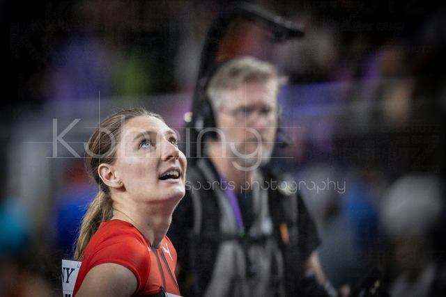 World Athletics Indoor Championships Kujawy Pomorze 26, 21.03.2026 | TORUN, POLAND - MARCH 21:  Ajla DEL PONTE (SUI) competes in the women's 60m 1st round during the World Athletics Indoor Championships Kujawy Pomorze 26 on day 2 / session 1 at Kujawsko-Pomorska Arena Torun on March 21, 2026 in Torun, Poland. 