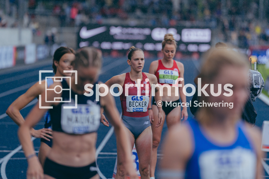 Deutsche Meisterschaften der Frauen und Männer 2026 | Jana Marie Becker, Königsteiner LV, 800-Meter-Lauf, Finale, Deutsche Meisterschaften der Frauen und Männer 2026, Lohrheidestadion Bochum-Wattenscheid, 26.07.2026. Foto: Marcel Schwering / sportimfokus - Realisiert mit Pictrs.com