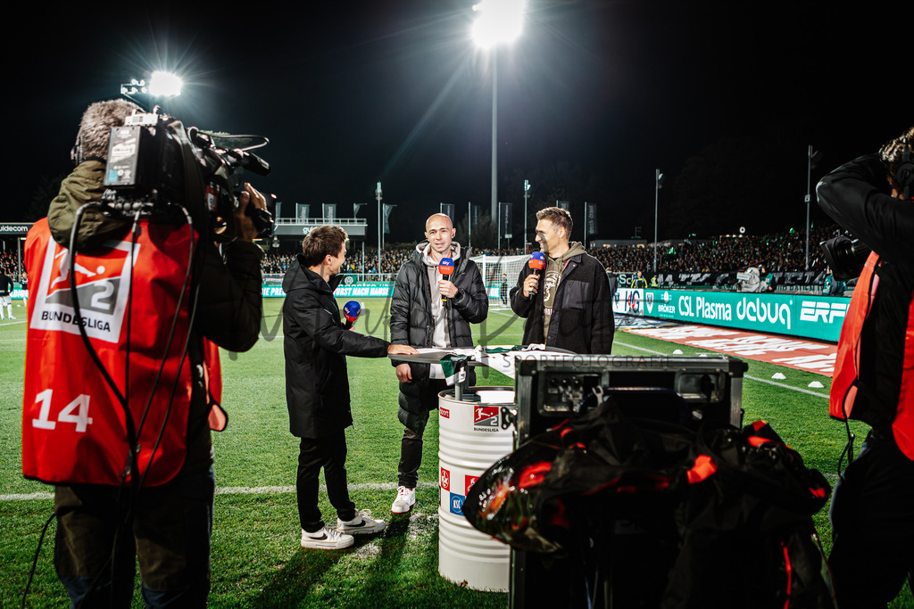 2. Bundesliga, Saison 2024/25, 7. Spieltag: SC Preußen Münster - FC Schalke 04 | Münster, 28.09.2024: 2. Bundesliga, 7. Spieltag, SC Preußen Münster gegen FC Schalke 04 im LVM-Preußenstadion in Münster. Foto: sportfotografie.ms | Markus Paletta - Realisiert mit Pictrs.com
