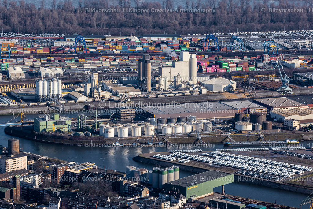 Luftbilder Neuss -6665 | Luftaufnahme Containerterminal im Containerhafen des Binnenhafen in Neuss - Realisiert mit Pictrs.com