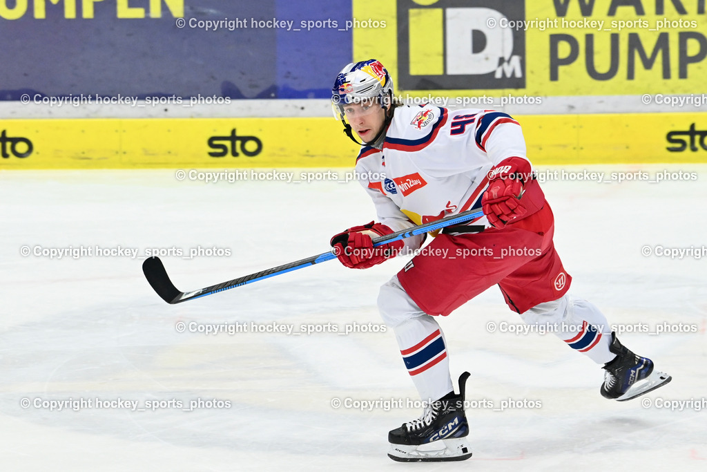 EC IDM WÄRMEPUMPEN VSV vs. EC Red Bull Salzburg | #48 Thaler Lucas EC Redbull Salzburg, EC IDM WÄRMEPUMPEN VSV vs. EC Red Bull Salzburg, EC IDM WÄRMEPUMPEN VSV vs. EC Red Bull Salzburg am 17.01.2025 in Villach (Stadthalle Villach), Austria, (Photo by Bernd Stefan)