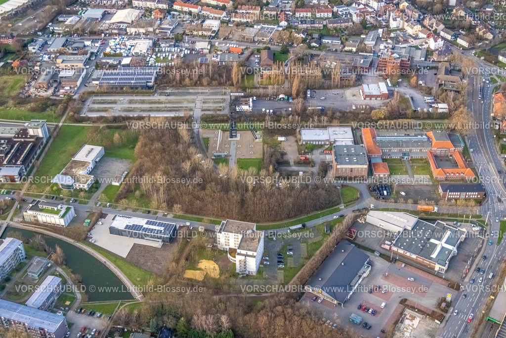 Bochum230101929Wattenscheid | Luftbild, TGW Technologie- und Gründerzentrum Wattenscheid, ehem. Zeche Holland mit Förderturm, Leithe, Bochum, Ruhrgebiet, Nordrhein-Westfalen, Deutschland