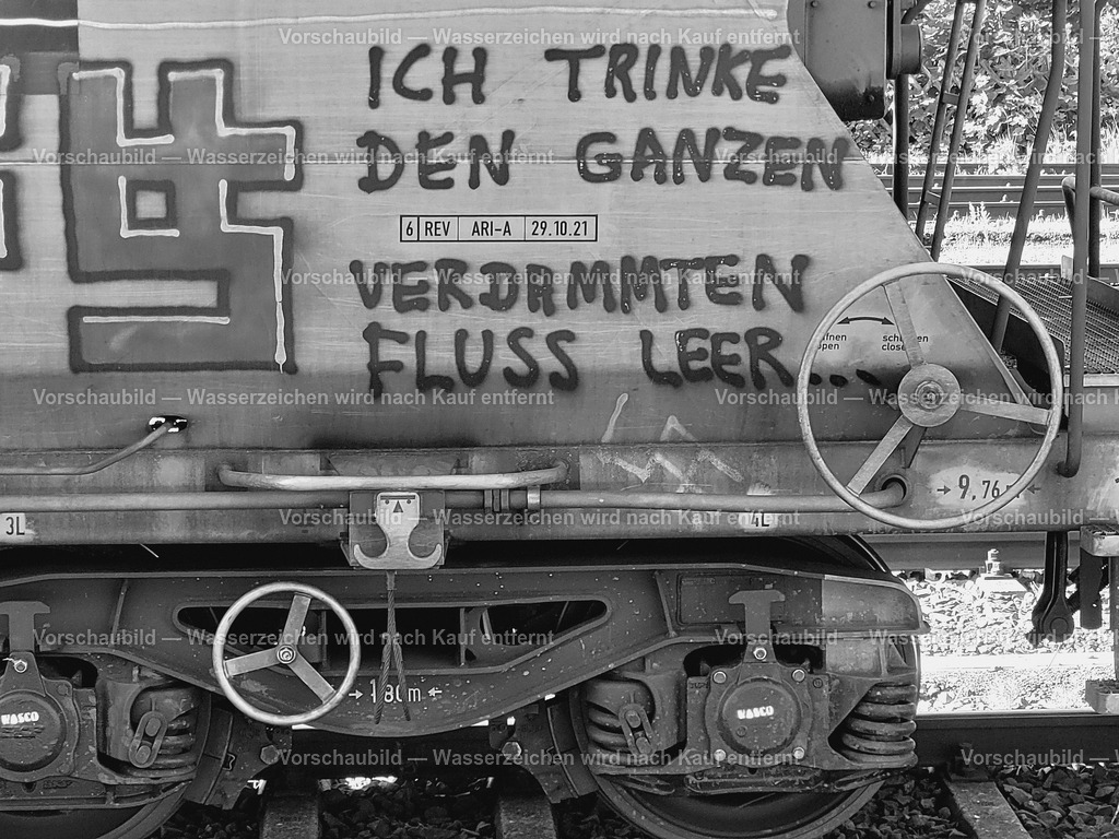 Güterwagen Grafitti | da hat sich einer aber was vorgenommen - Realisiert mit Pictrs.com