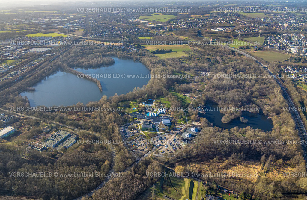 Dortmund240101709 | Luftbild, See Hallerey Naturschutzgebiet, Revierpark Wischlingen, Solebad Wischlingen, Wilhelm-BUsch-Realschule Huckarde, Dortmund, Ruhrgebiet, Nordrhein-Westfalen, Deutschland