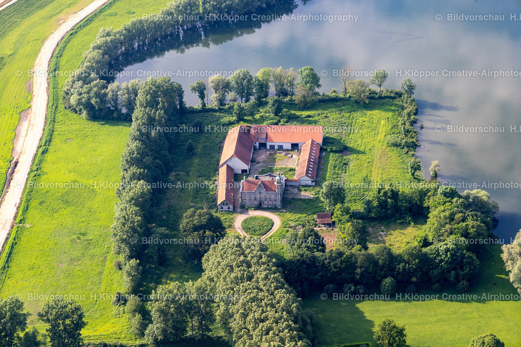 Luftbilder-Xanten-Kreis-Wesel-9657 | Luftbilder-Xanten Stadt am Niederrhein, LVR-Römerpark, Rhein, Dom, Stadt, Kultur, Freizeit, Archäologie , Luftbildfotografie,Windmühle,Natur,Naturschutz - Realisiert mit Pictrs.com
