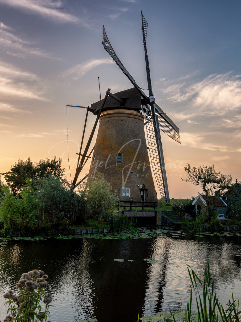 Kinderdijk | Kinderdijk am Abend