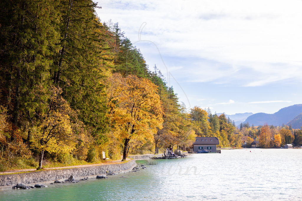 Herbst am Wolfgangsee | Ihre Fotografin im Lungau, ihre Fotografin im Mostviertel, Wandbilder Onlineshop, Imagefotos für Ihr Unternehmen,  - Realisiert mit Pictrs.com