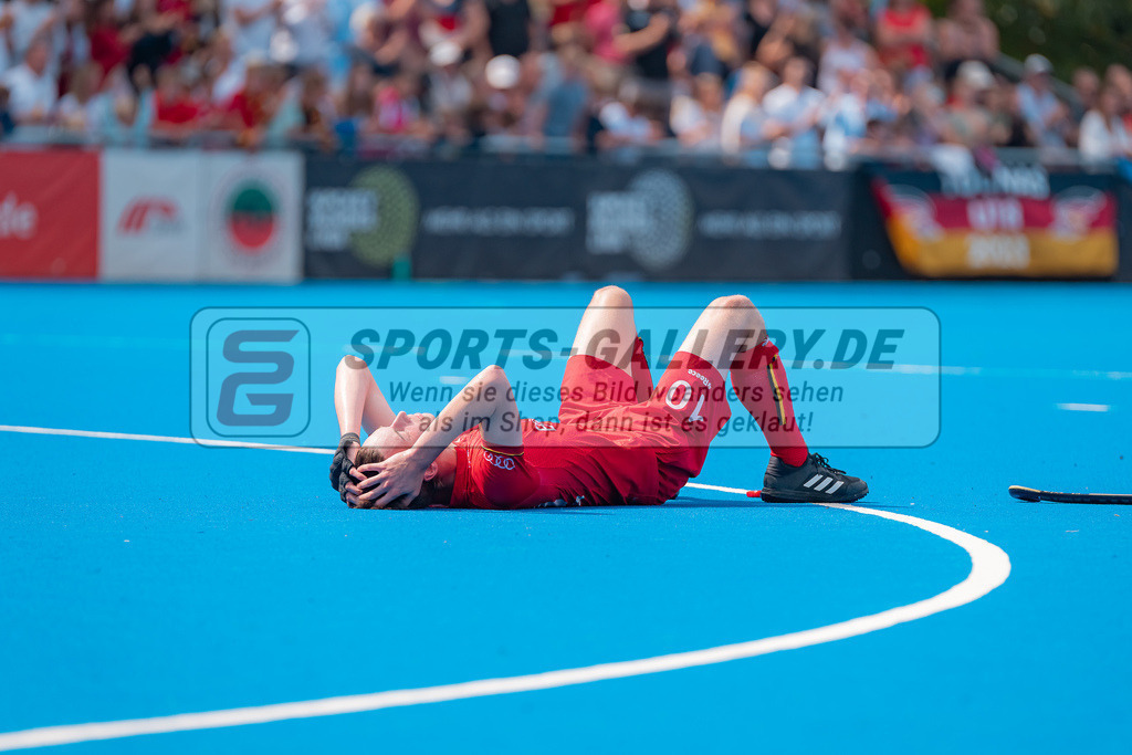 HK_20230716_102925 | Euro Hockey MU18 Boys Finale Belgium vs Germany Championship Girls & Boys am 16.7.2023 CHTC , Krefeld ,