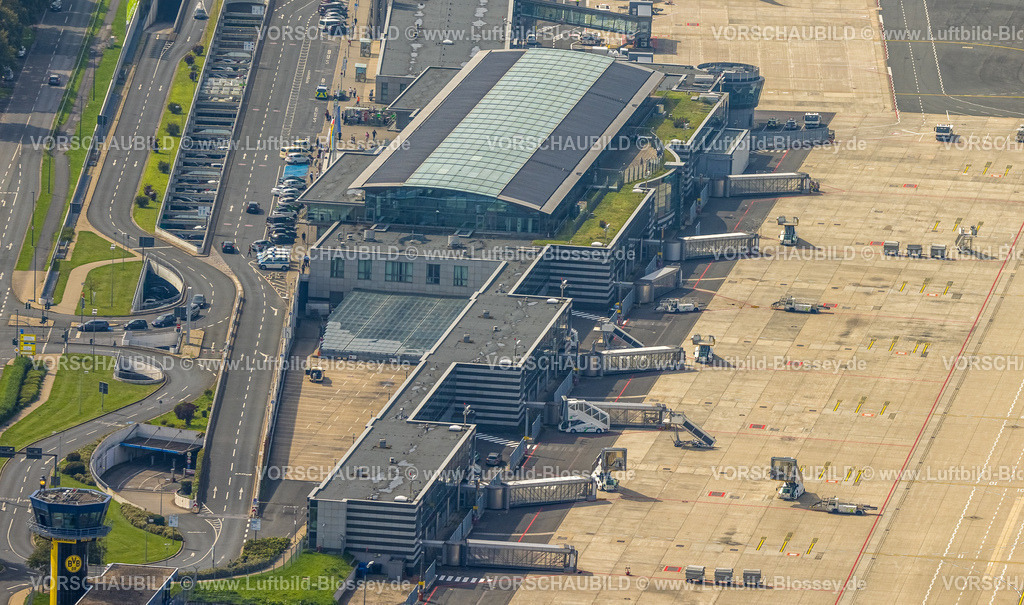 Dortmund230901210 | Luftbild, Flughafen Dortmund Airport mit Terminal, Wickede, Dortmund, Ruhrgebiet, Nordrhein-Westfalen, Deutschland