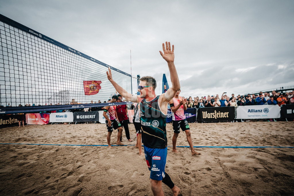 Beachvolleyball | Männer | Deutsche Meisterschaften 2025 Timmendorfer Strand | 05.09.2025 | David Poniewaz verabschiedet sich nach seinem letzten Spiel seiner Karriere
