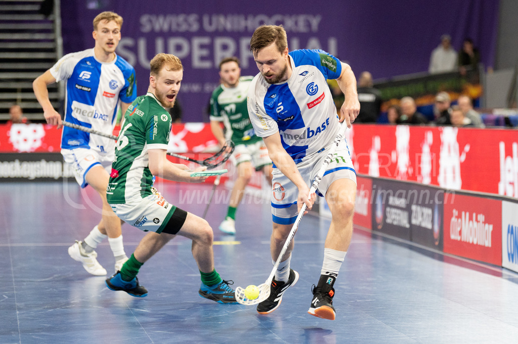 SV Wiler-Ersigen vs GC Unihockey - 23. April 2022 | SV Wiler-Ersigen vs GC Unihockey
Stimo Arena, Kloten
#6 Claudio Laely (GC Unihockey)
Bild: Sportfotografie Markus Aeschimann | www.markus-aeschimann.ch - Realisiert mit Pictrs.com