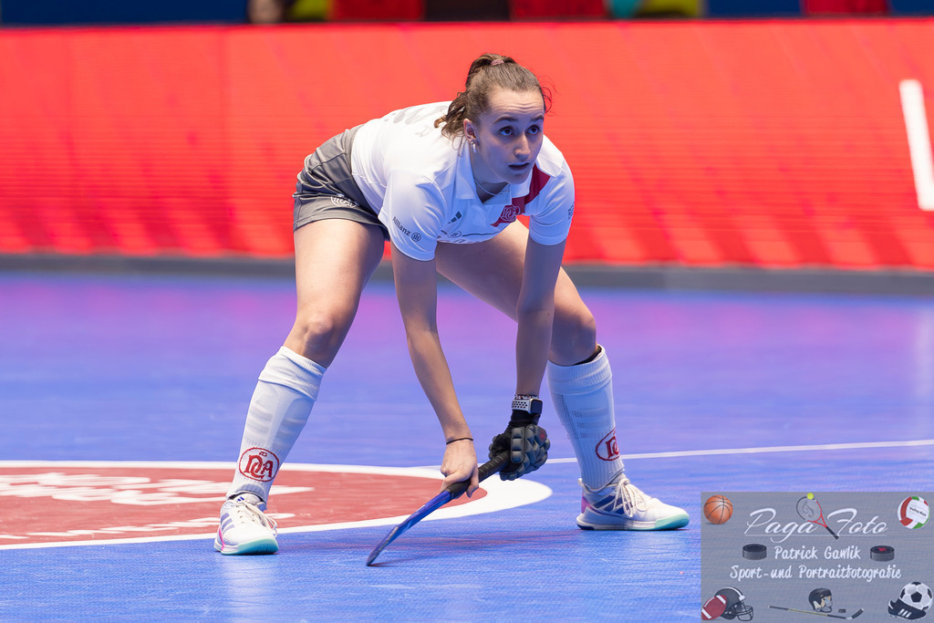 Volvo E.R.B. Final 4 Halbfinale Frauen: Der Club an der Alster - Berlienr HC, 25.01.2025 | Antonia Bludau (Der Club an der Alster #13), Freisteller, Portrait, Porträt, Der Club an der Alster - Berlienr HC, Frankfurt, Süwag Arena, 25.1.2025 - Realisiert mit Pictrs.com