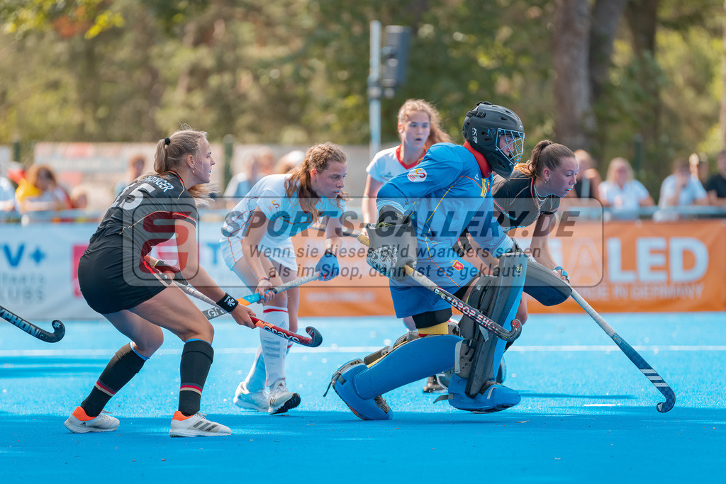 HK_20230715_102687 | Euro Hockey WU18 SF2 Spain vs Germany Championship Girls &amp; Boys am 15.7.2023 CHTC , Krefeld ,