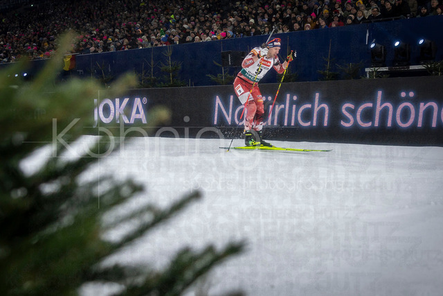 bett1.de WTC Biathlon auf Schalke, 28.12.2025 | David Komatz (Team Österreich) bei der World Team Challenge (bett1.de WTC Biathlon auf Schalke) am 28.12.2025 in der Veltins-Arena in Gelsenkirchen (Deutschland). 