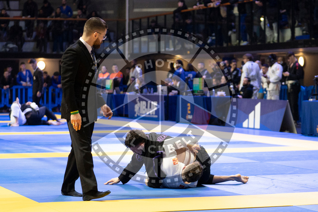 20240119PBB1005 | Fighters compete during the IBJJF European Championship in Paris, France, on January 19, 2024.