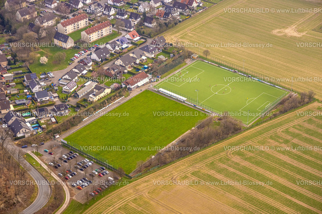 Wickede240307807 | Luftbild, FußballStadion Sportplatz Im Ohl, TuS Wickede Ohl Inn Sportverein, Wohngebiet Im Ohl, Wickede/Ruhr, Nordrhein-Westfalen, Deutschland
